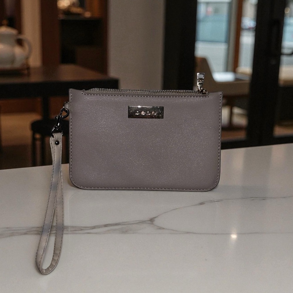 BeBe Gray Wristlet Clutch - Picture 2 of 2